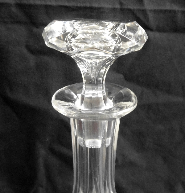 Baccarat crystal wine decanter, Malmaison pattern