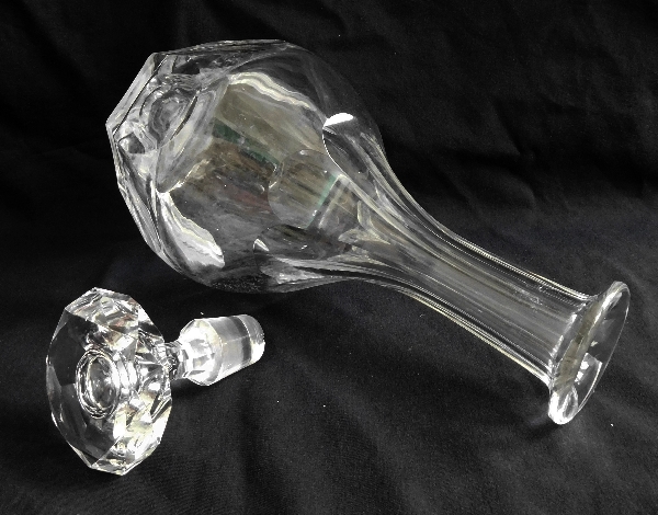 Baccarat crystal wine decanter, Malmaison pattern