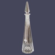 Baccarat cristal liquor decanted, Malmaison pattern, signed