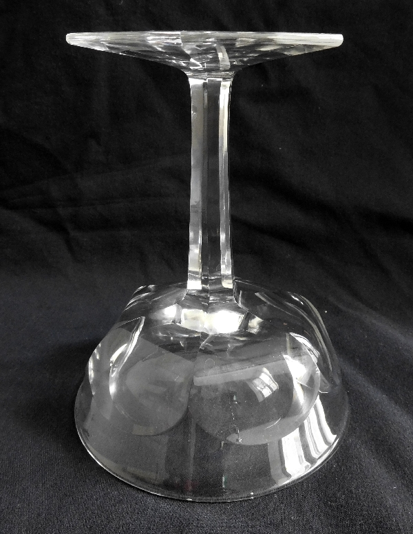 Baccarat crystal champagne glass, Malmaison pattern