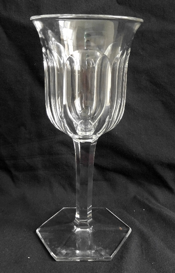 Verre à eau en cristal de Baccarat, modèle Malmaison - 18,8cm