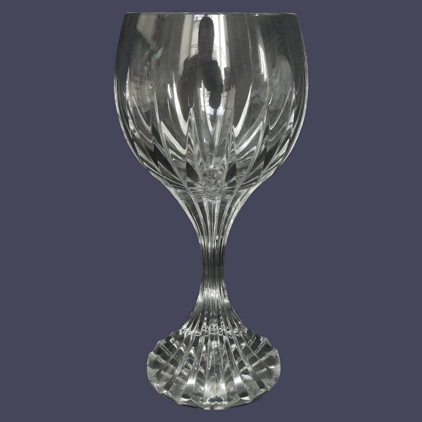 Verre à vin en cristal de Baccarat, modèle Masséna - 15cm - signé