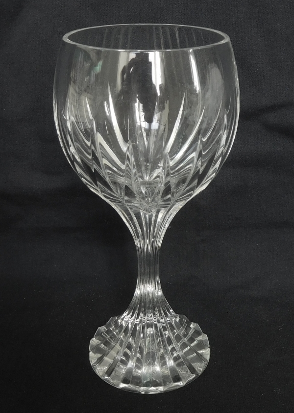 Verre à vin en cristal de Baccarat, modèle Masséna - 15cm - signé