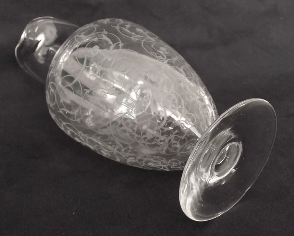 Carafe à eau / pichet / broc en cristal de Baccarat, modèle Michelangelo (Michel Ange)