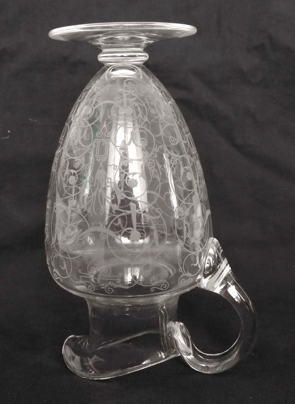 Baccarat crystal water pitcher, Michelangelo pattern