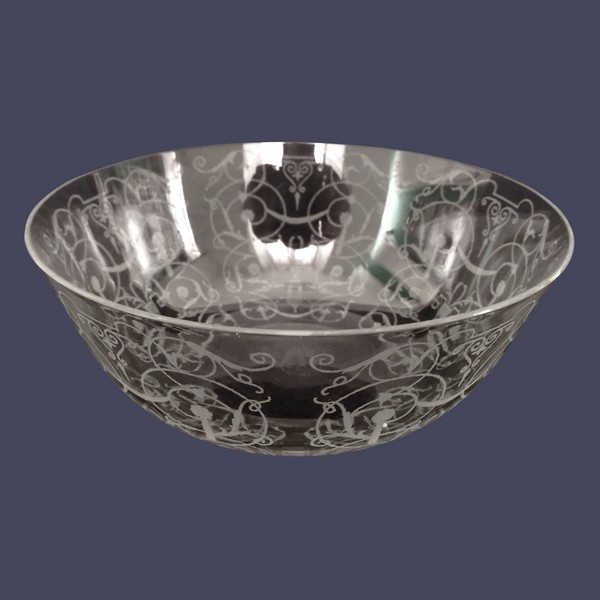 Baccarat crystal bowl, Michelangelo pattern