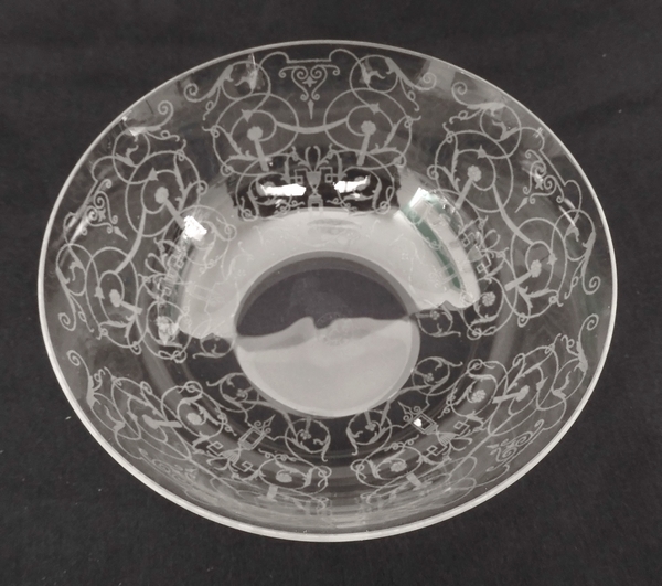 Baccarat crystal bowl, Michelangelo pattern