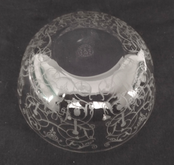 Baccarat crystal bowl, Michelangelo pattern