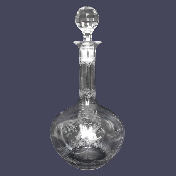 Carafe à eau en cristal de Baccarat, modèle Mimosas - 29,7cm
