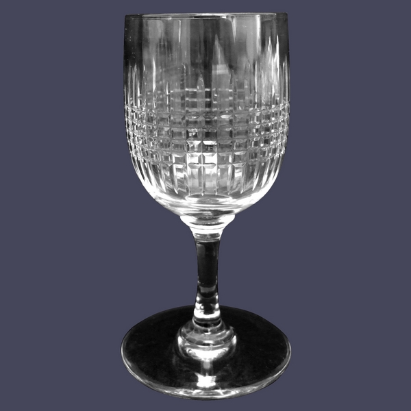 Baccarat crystal liquor glass, Nancy pattern - 9.7cm