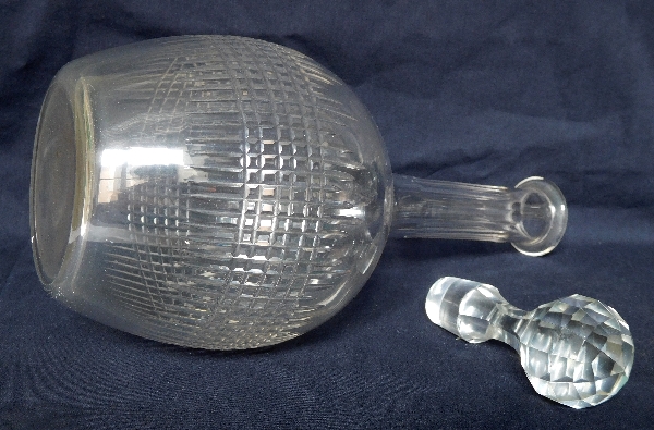 Baccarat crystal wine decanter, Nancy pattern