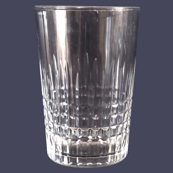 Baccarat cristal port glass / gobelet, Nancy pattern - 8cm