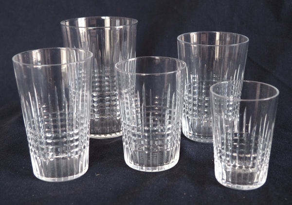 Baccarat cristal port glass / gobelet, Nancy pattern - 8cm