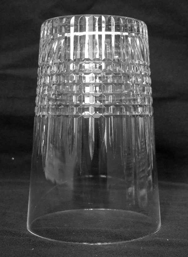 Gobelet / verre à bière en cristal de Baccarat, modèle Nancy - 10,6cm - signé