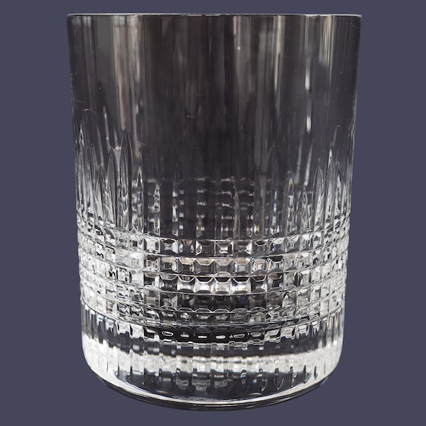 Baccarat crystal ice bucket, Nancy pattern - signed