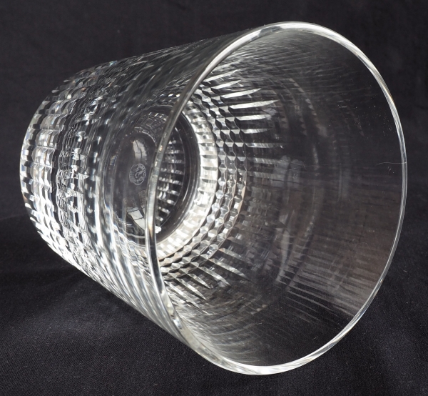 Baccarat crystal ice bucket, Nancy pattern - signed