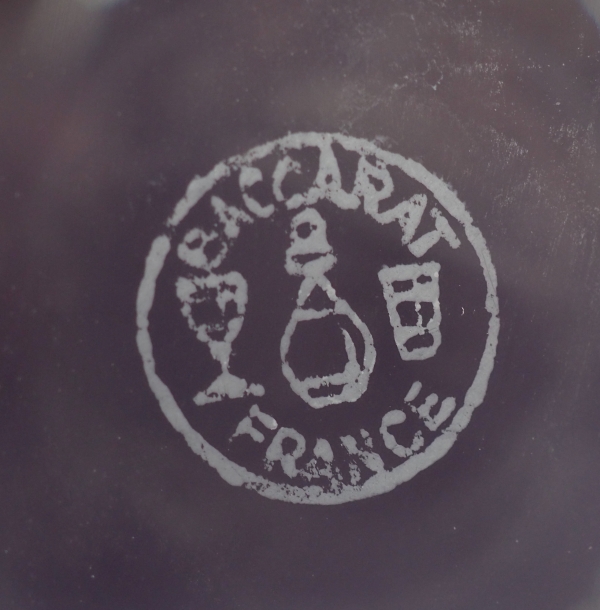 Baccarat crystal ice bucket, Nancy pattern - signed