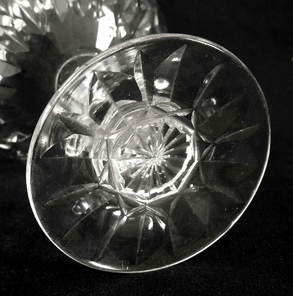 Coupe à champagne en cristal de Baccarat, modèle Nîmes (variante de Juvisy)