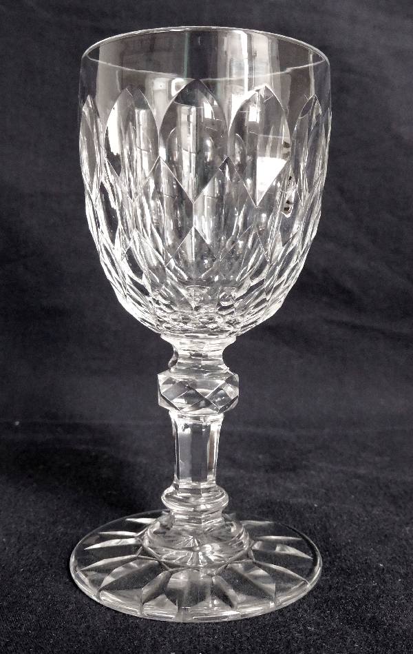 Verre à vin blanc / porto en cristal de Baccarat, modèle Nîmes (variante de Juvisy) - 10.5cm