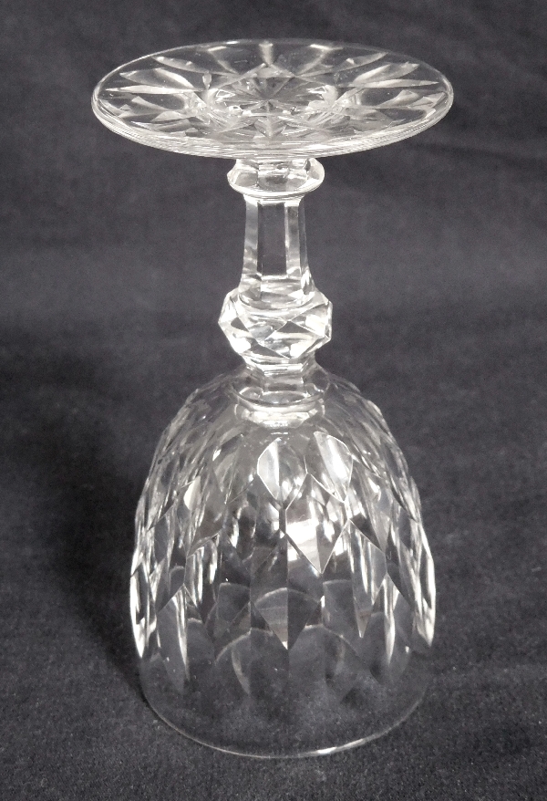 Baccarat crystal wine glass, Nimes pattern (Juvisy variant) - 12.7cm