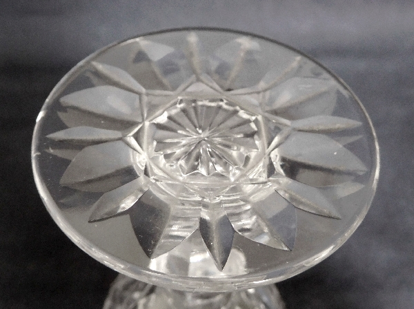 Baccarat crystal port / wine glass, Nimes pattern (Juvisy variant)