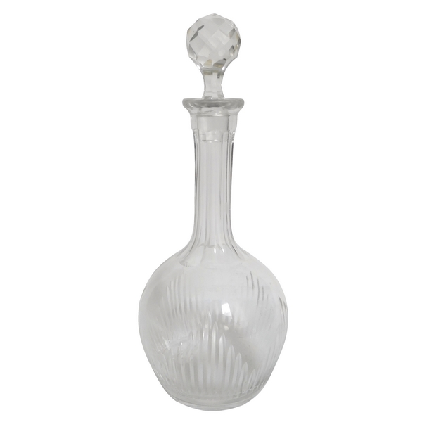 Baccarat crystal liquor decanter, late 19th century