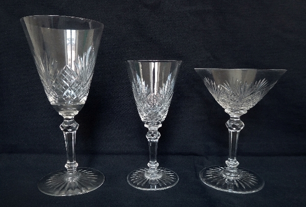 Baccarat crystal champagne glass, Douai variant