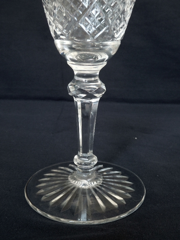 Baccarat crystal port glass, Douai variant - 12.3cm