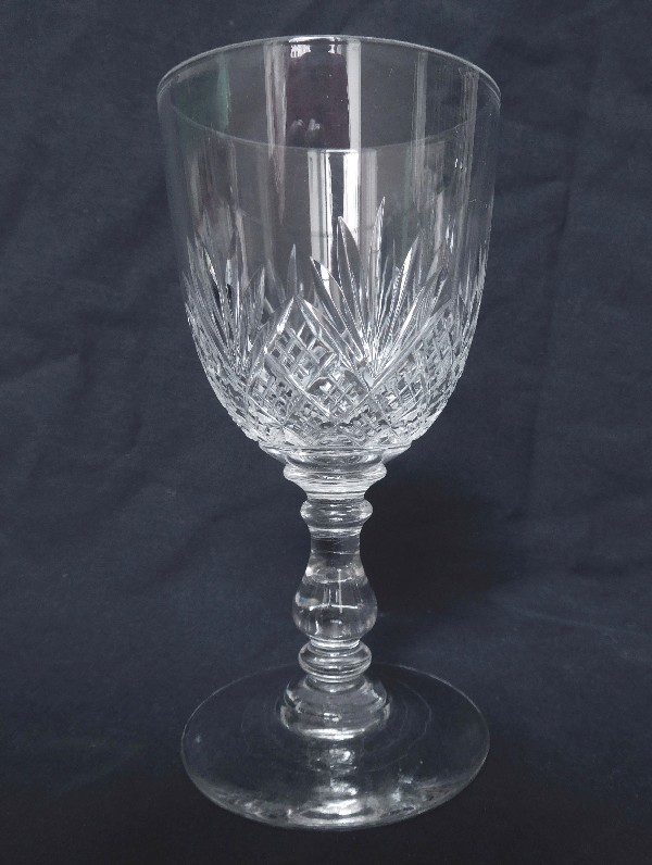 Baccarat crystal red wine glass, Douai pattern - 12,3cm