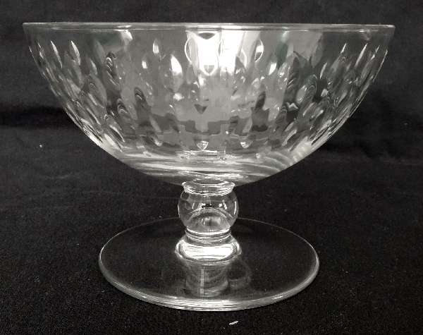 Baccarat crystal champagne glass, Paris pattern