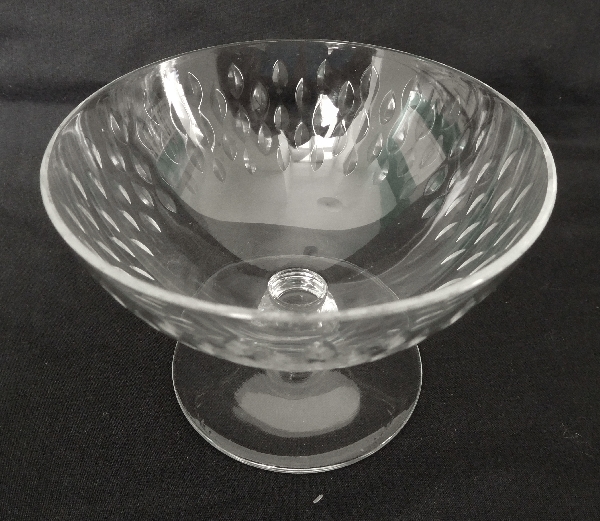 Baccarat crystal champagne glass, Paris pattern