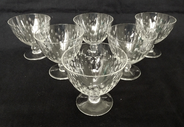Baccarat crystal water glass, Paris pattern - 9.6cm - signed