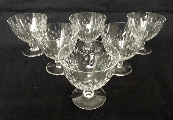 Verre à vin blanc ou porto en cristal de Baccarat, modèle Paris - 6,6cm - signé