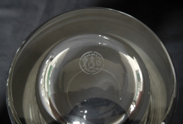 Tall Baccarat crystal whisky glass, Perfection pattern - 9.6cm - signed