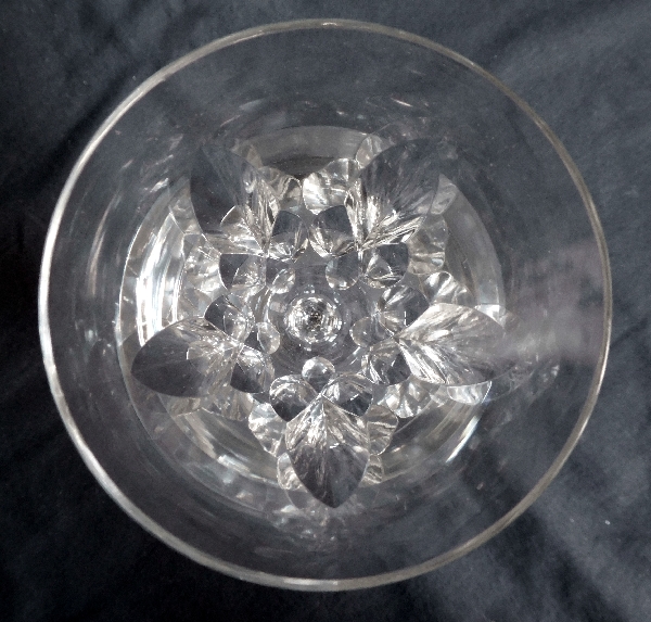 Verre à eau en cristal de Baccarat, modèle Picardie - signé - 17,8cm