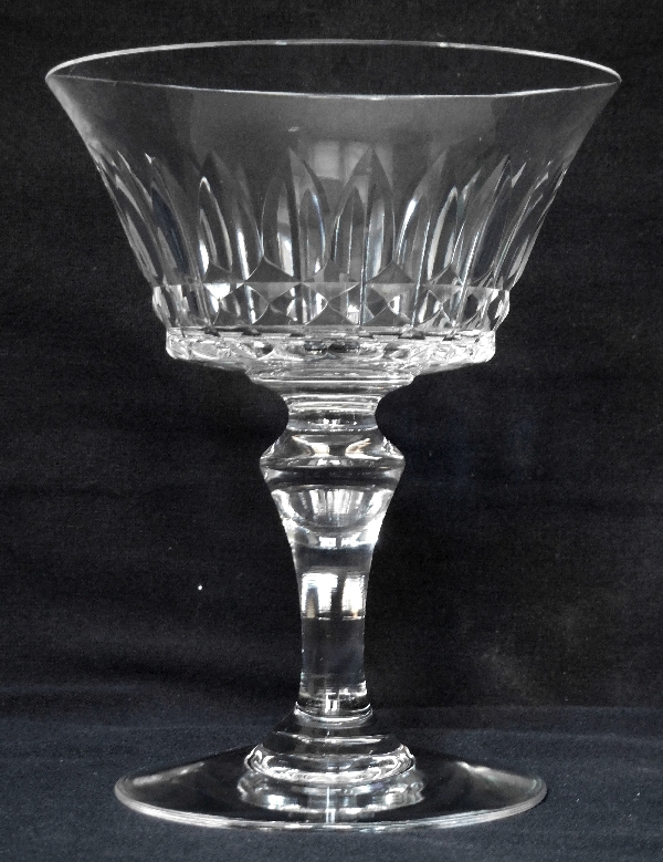 Coupe à champagne en cristal de Baccarat, modèle Piccadilly - signée