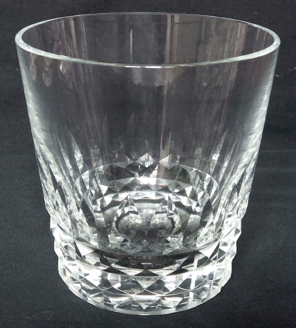 Baccarat crystal ice buccket, Piccadilly pattern - signed