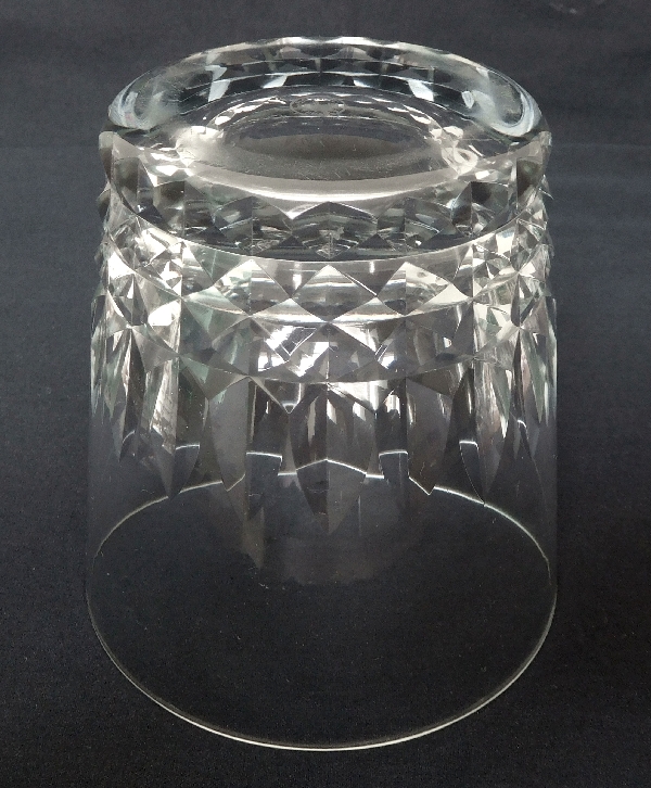 Baccarat crystal ice buccket, Piccadilly pattern - signed