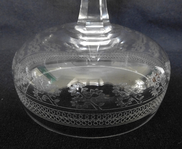 Baccarat cristal champagne glass, Pompadour pattern