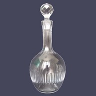 Baccarat crystal liquor decanter, Renaissance pattern