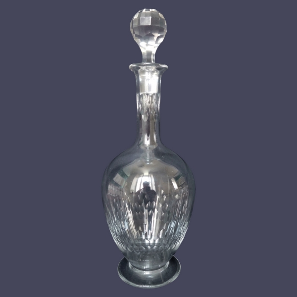 Baccarat crystal wine decanter, Richelieu pattern - 30cm