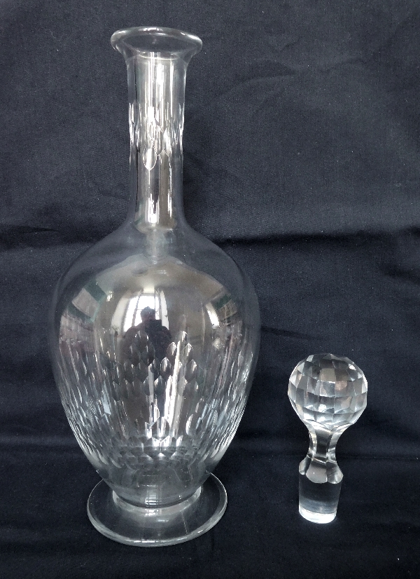 Baccarat crystal wine decanter, Richelieu pattern - 30cm