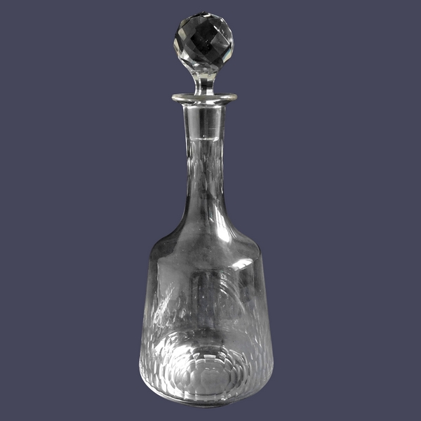 Baccarat crystal wine decanter, Richelieu pattern - 29.5cm