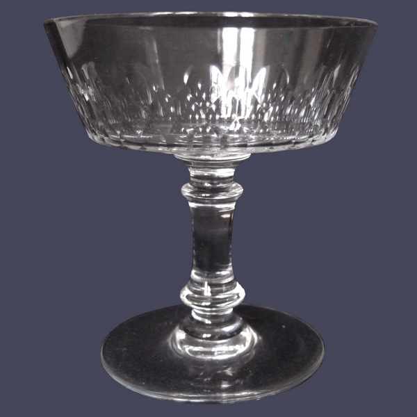 Baccarat crystal champagne glass / sherbet, Champigny / Richelieu pattern