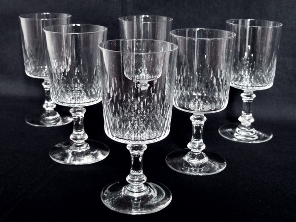 Baccarat crystal wine glass, Champigny / Richelieu pattern - 12,3cm