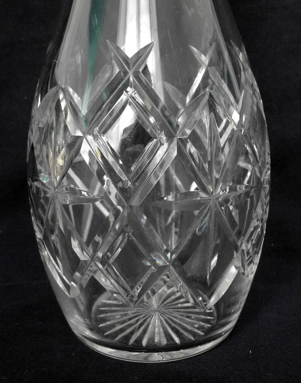Baccarat crystal wine decanter, shape 11432, cut crystal pattern 12464