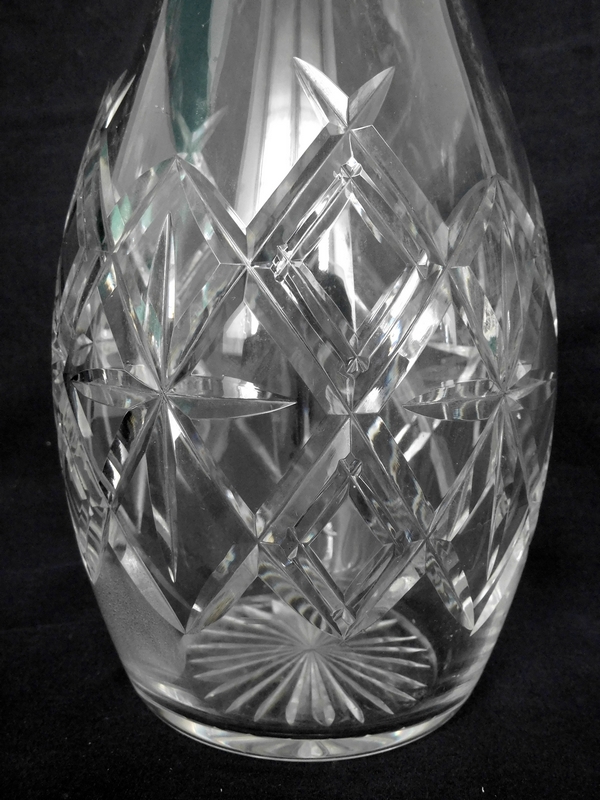 Baccarat crystal wine decanter, shape 11432, cut crystal pattern 12464