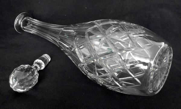 Baccarat crystal wine decanter, shape 11432, cut crystal pattern 12464