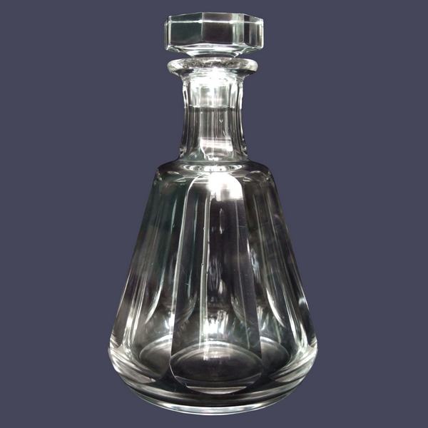 Baccarat crystal wine decanter, Talleyrand pattern - signed