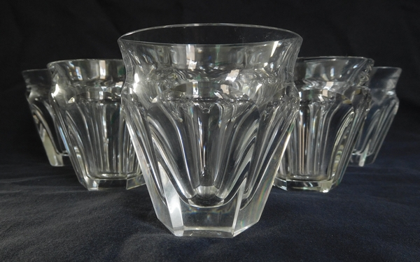 Baccarat crystal wine or port glass, Talleyrand pattern - 6.4cm - signed